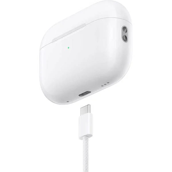 Casti APPLE AirPods Pro (gen.2), True Wireless, Bluetooth, In-Ear, Microfon, Noise Cancelling, Conector USB-C, alb