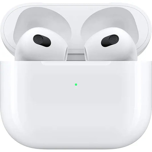 Casti APPLE AirPods 3, True Wireless, Bluetooth, In-Ear, Microfon, Carcasa Incarcare Wireless/MagSafe, alb